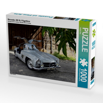CALVENDO Puzzle Mercedes 300 SL Flügeltürer | 1000 Teile Lege-Größe 64x48cm Foto-Puzzle für glückliche Stunden