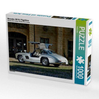 CALVENDO Puzzle Mercedes 300 SL Flügeltürer | 1000 Teile Lege-Größe 64x48cm Foto-Puzzle für glückliche Stunden