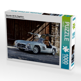 CALVENDO Puzzle Mercedes 300 SL Flügeltürer | 1000 Teile Lege-Größe 64x48cm Foto-Puzzle für glückliche Stunden