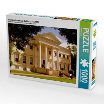 CALVENDO Puzzle Wörlitzer Landhaus (Schloss) von 1773 | 1000 Teile Lege-Größe 64x48cm Foto-Puzzle für glückliche Stunden