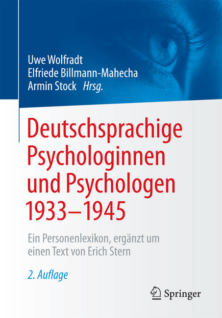 Deutschsprachige Psychologinnen und Psychologen 1933-1945 main product photo
