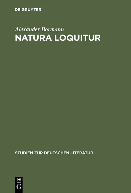 Natura loquitur main product photo