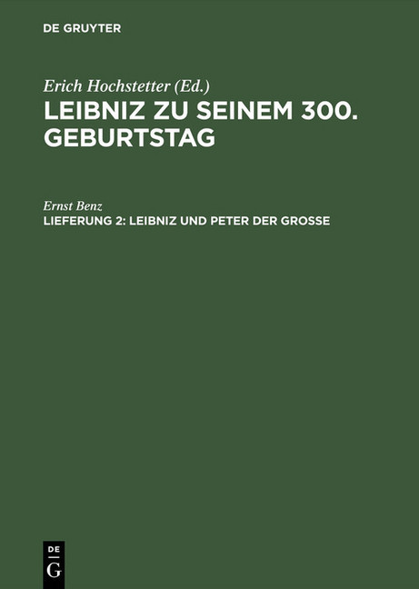 Leibniz und Peter der Grosse main product photo