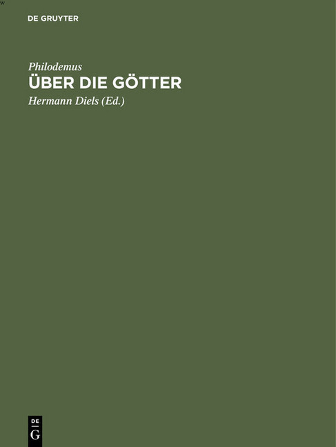 Über die Götter main product photo