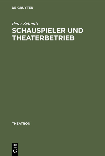 Schauspieler und Theaterbetrieb main product photo
