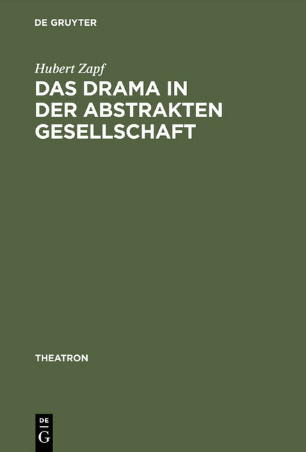 Das Drama in der abstrakten Gesellschaft main product photo