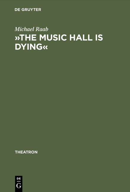 "The music hall is dying" main product photo