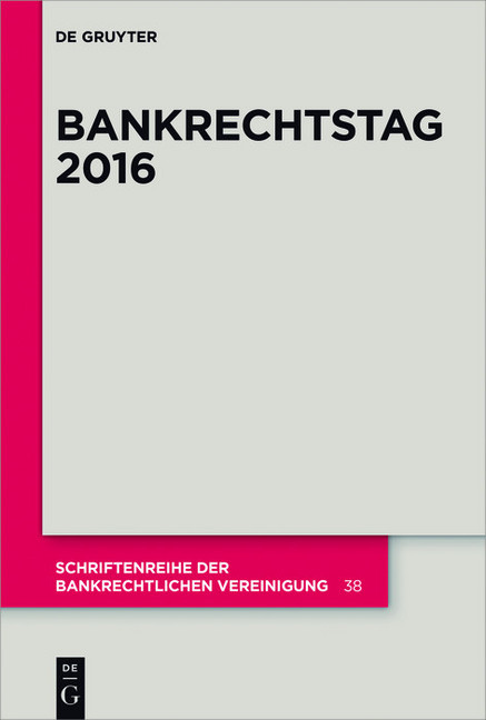 Bankrechtstag 2016 main product photo