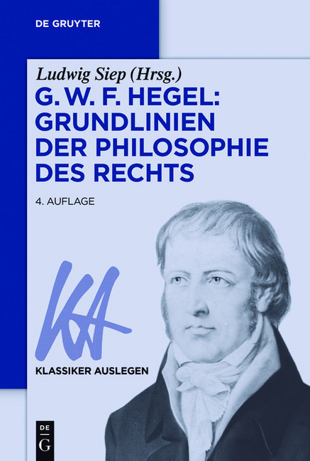 G. W. F. Hegel: Grundlinien der Philosophie des Rechts main product photo