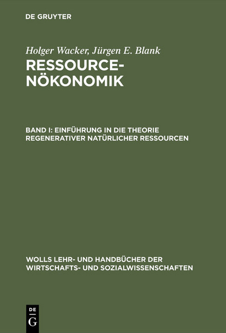 Einführung in die Theorie regenerativer natürlicher Ressourcen main product photo