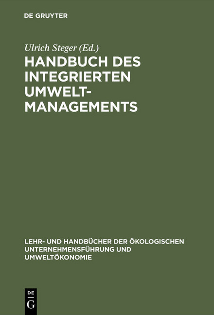 Handbuch des integrierten Umweltmanagements main product photo