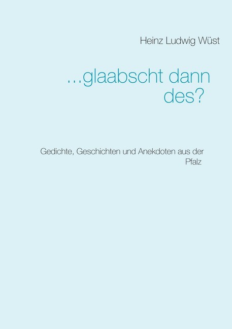 ... glaabscht dann des? main product photo