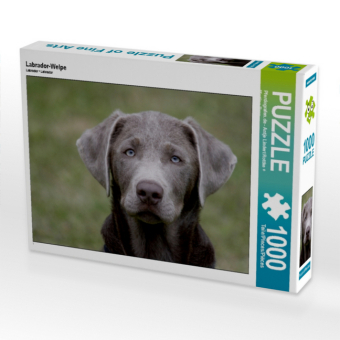 CALVENDO Puzzle Labrador-Welpe | 1000 Teile Lege-Größe 64x48...