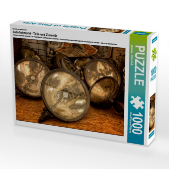 CALVENDO Puzzle Ein Motiv aus dem Kalender Autoflohmarkt - Teile und Zubehör | 1000 Teile Lege-Größe 64x48cm Foto-Puzzle für glückliche Stunden