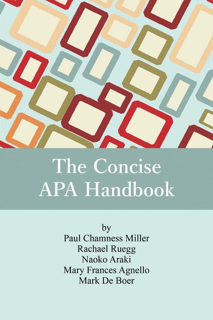 The Concise APA Handbook main product photo