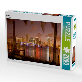 CALVENDO Puzzle Miami | 2000 Teile Lege-Größe 90x67cm Foto-Puzzle für glückliche Stunden