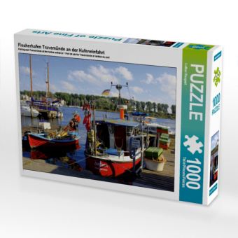 CALVENDO Puzzle Fischerhafen Travemünde an der Hafeneinfahrt ...
