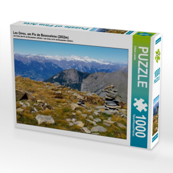 CALVENDO Puzzle Les Orres, am Pic de Boussolenc (2832m) | 1000 Teile Lege-Größe 64x48cm Foto-Puzzle für glückliche Stunden