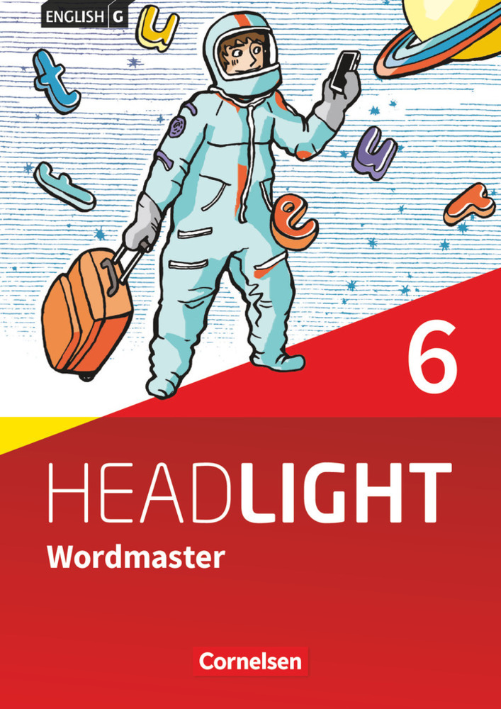 English G Headlight - Allgemeine Ausgabe - Band 6: 10. Schuljahr, Wordmaster mit Lösungen - Vokabellernbuch main product photo