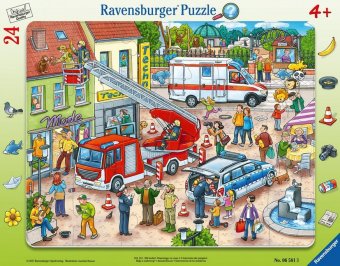 Ravensburger Kinderpuzzle - 06581 110, 112 - Eilt herbei! - Rahmenpuzzle für Kinder ab 4 Jahren, mit 24 Teilen