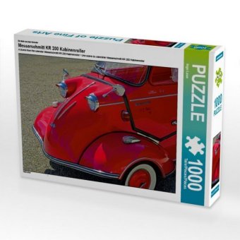 CALVENDO Puzzle Ein Motiv aus dem Kalender Messerschmitt KR 200 Kabinenroller | 1000 Teile Lege-Größe 64x48cm Foto-Puzzle für glückliche Stunden