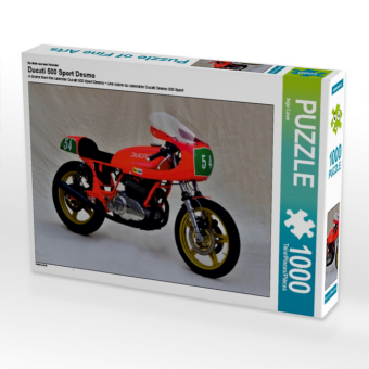 CALVENDO Puzzle Ein Motiv aus dem Kalender Ducati 500 Sport Desmo | 1000 Teile Lege-Größe 64x48cm Foto-Puzzle für glückliche Stunden