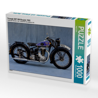 CALVENDO Puzzle Triumph SST 500 Baujahr 1932 | 1000 Teile Lege-Größe 64x48cm Foto-Puzzle für glückliche Stunden