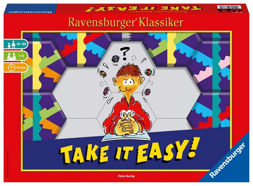 Ravensburger 26738 - Take it easy! - Legespiel für 1-6 Spieler, Strategiespiel ab 10 Jahren, Ravensburger Klassiker main product photo