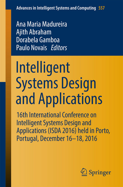Intelligent Systems Design and Applications main product photo
