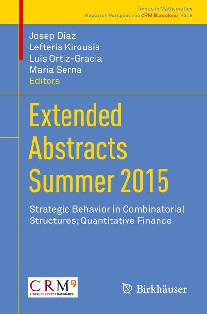 Extended Abstracts Summer 2015 main product photo