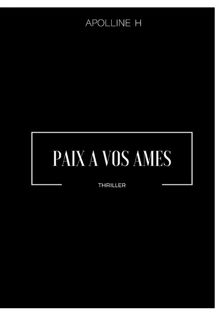 Paix à vos âmes main product photo