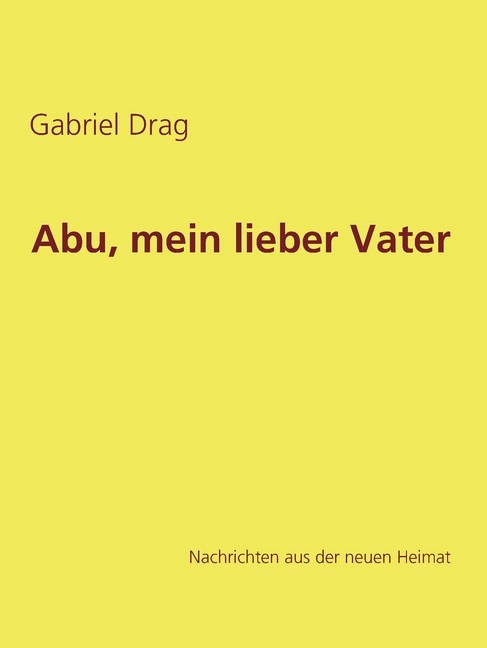 Abu, mein lieber Vater main product photo