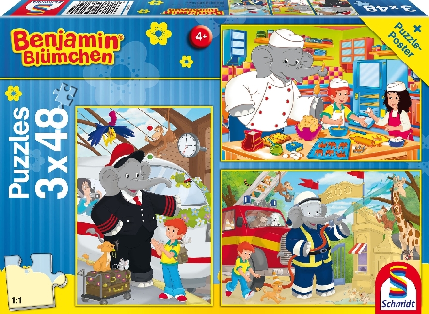 Benjamin Blümchen, Im Einsatz (Kinderpuzzle) main product photo