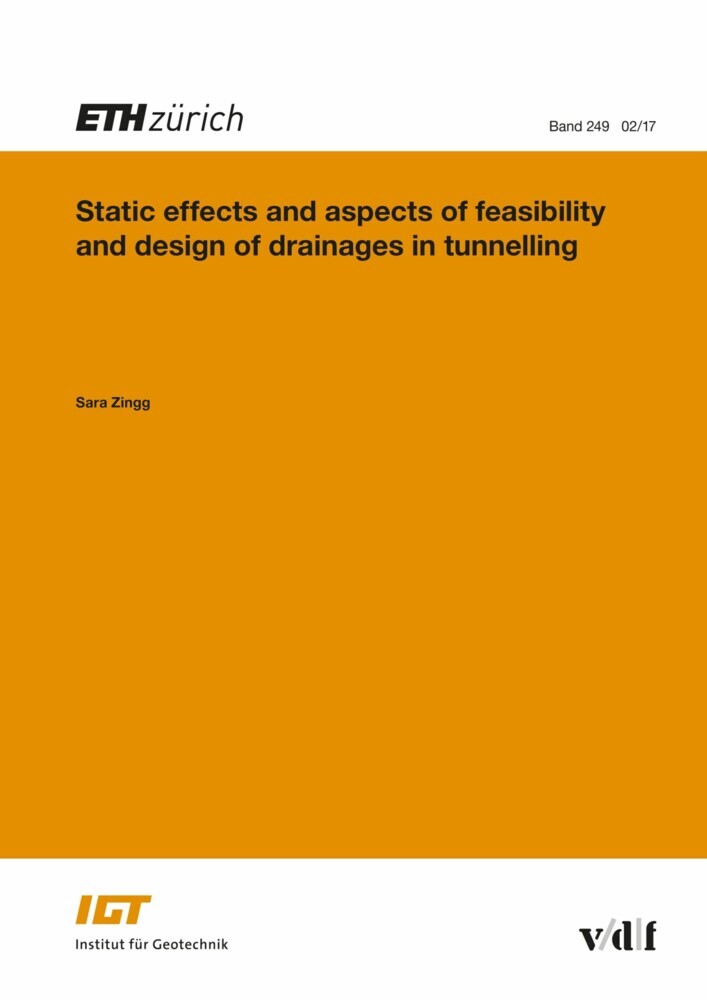 Static Effects and Aspects of Feasibility and Design of Drainages in Tunnelling main product photo