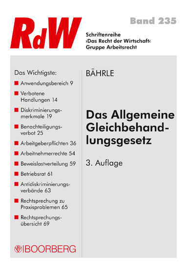 Das Allgemeine Gleichbehandlungsgesetz main product photo