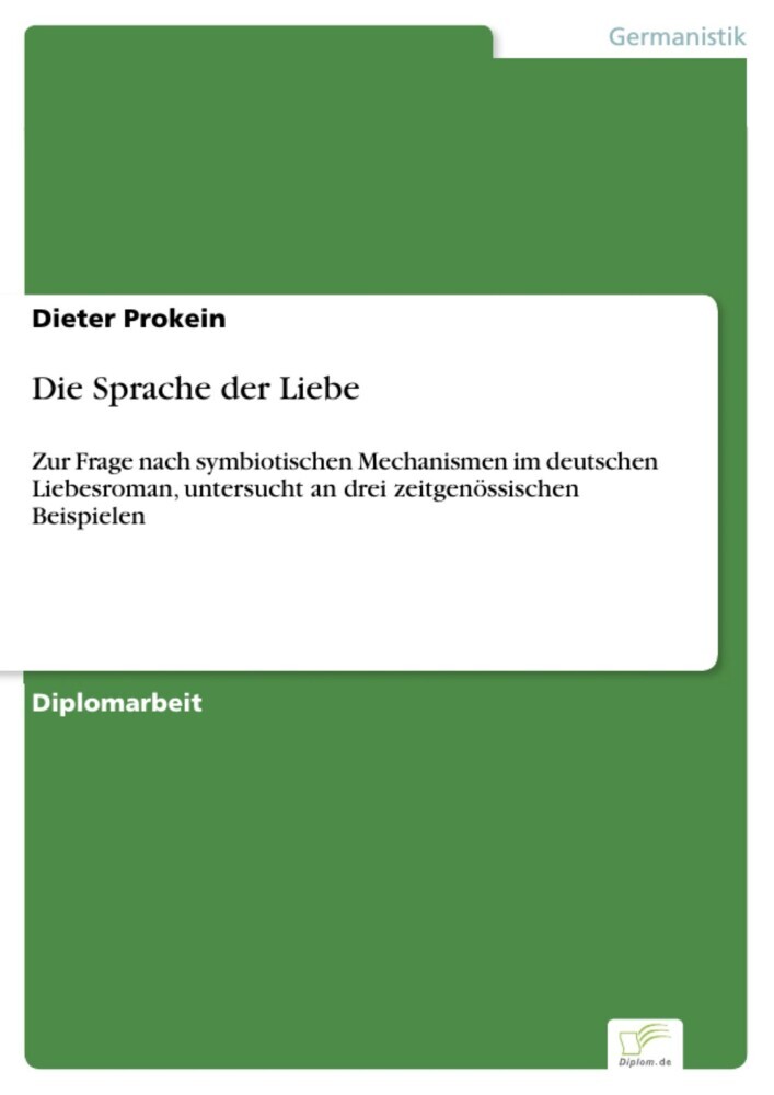 Die Sprache der Liebe main product photo