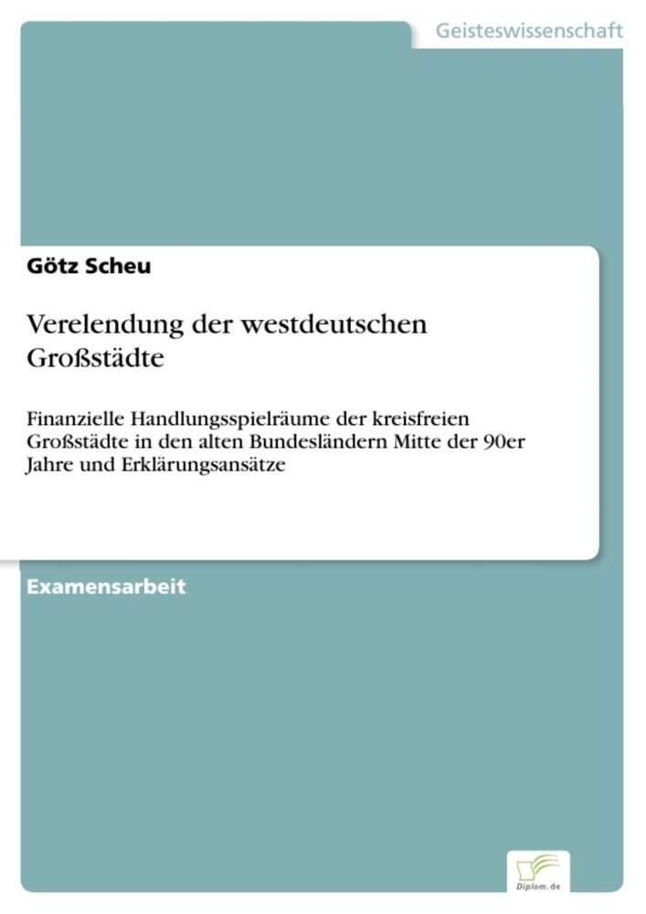 Verelendung der westdeutschen Großstädte main product photo