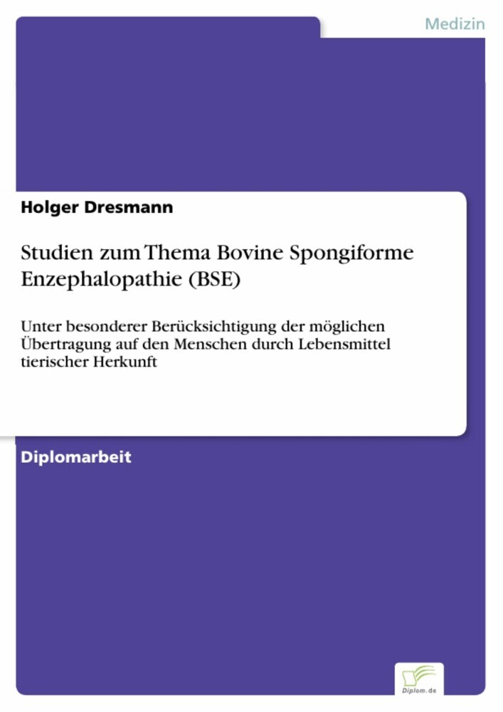 Studien zum Thema Bovine Spongiforme Enzephalopathie (BSE) main product photo
