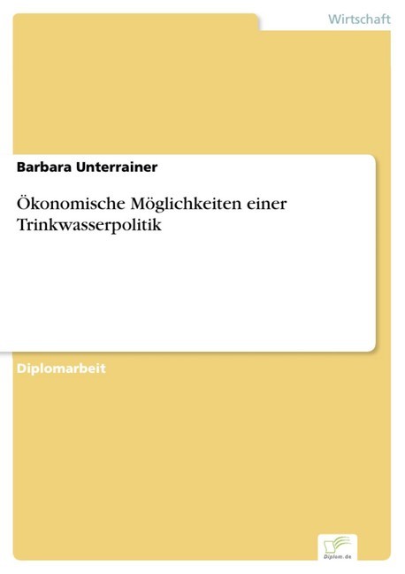 Ökonomische Möglichkeiten einer Trinkwasserpolitik main product photo
