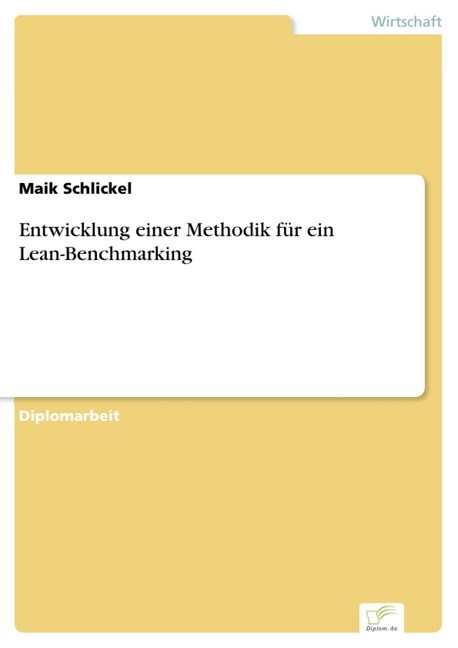 Entwicklung einer Methodik für ein Lean-Benchmarking main product photo