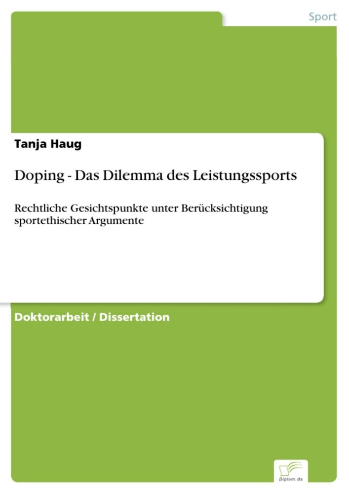 Doping - Das Dilemma des Leistungssports main product photo