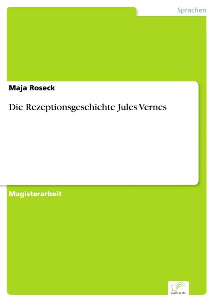 Die Rezeptionsgeschichte Jules Vernes main product photo