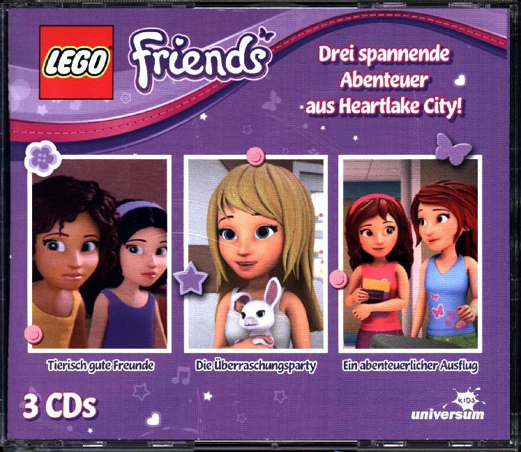 LEGO Friends Hörspielbox. Box.1, 3 Audio-CD main product photo