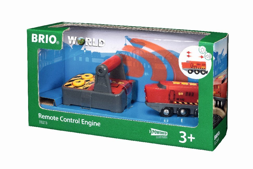 BRIO World 33213 IR-Frachtlok - Elektrische Lokomotive mit Fernsteuerung - Zubehör für die BRIO World - Kleinkindspielzeug empfohlen ab 3 Jahren main product photo