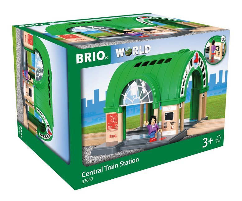 33649 BRIO Großer Hauptbahnhof mit Ticketautomat main product photo