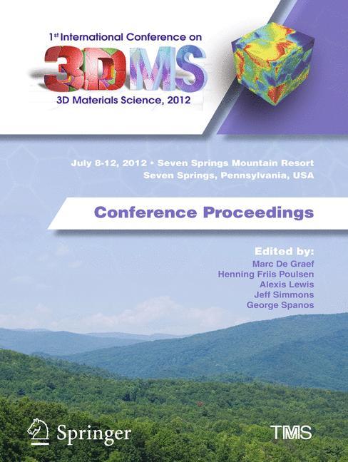 1st International Conference on 3D Materials Science, 2012 main product photo