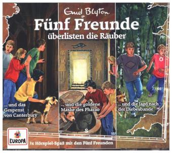 Fünf Freunde überlisten die Räuber, 3 Audio-CDs