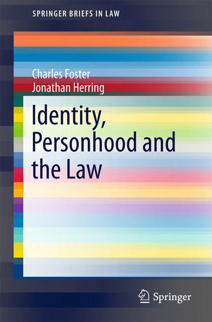 Identity, Personhood and the Law main product photo