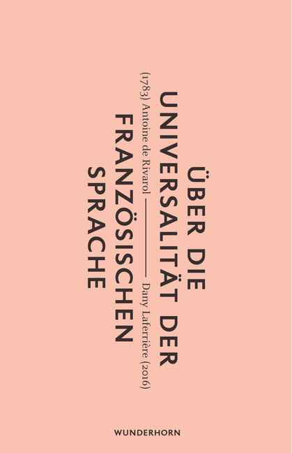 Über die Universalität der Französischen Sprache main product photo