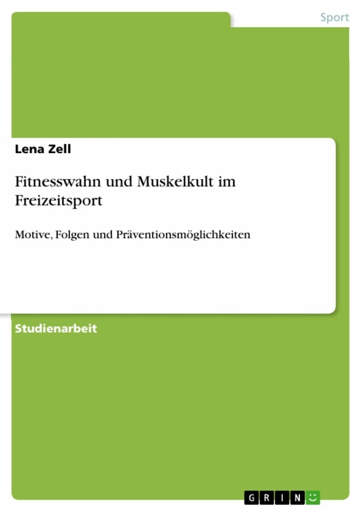 Fitnesswahn und Muskelkult im Freizeitsport main product photo